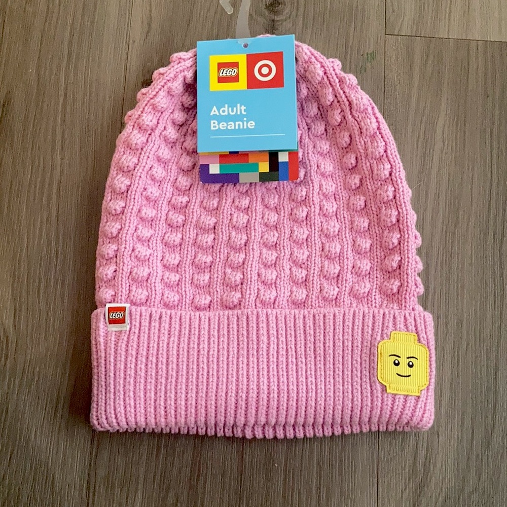 NWT LEGO x Target Pink Beanie